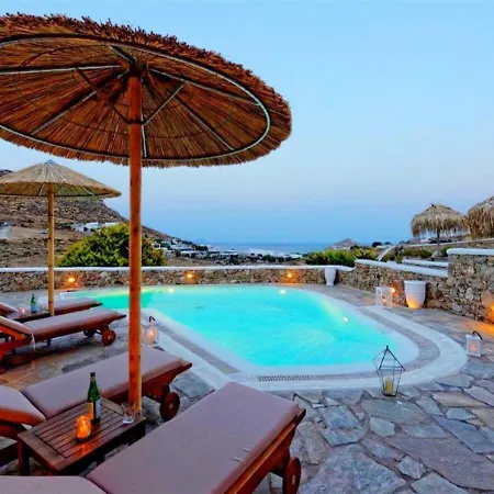 ヴィラ Happy Villas Mykonos カラファティス